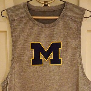 Men's Lululemon Michigan Gray Tank Top